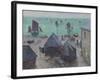 The Departure of the Boats, Étretat, 1885-Claude Monet-Framed Giclee Print