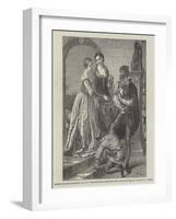 The Departure of the Chevalier Bayard from Brescia-James Clarke Hook-Framed Giclee Print