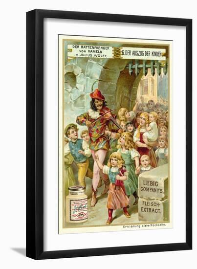 The Departure of the Children-null-Framed Giclee Print