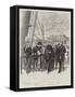 The Departure of the Emperor and Empress of Germany from Venice-null-Framed Stretched Canvas