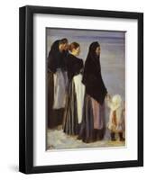 The Departure of the Fishing Fleet-Peder Severin Kröyer-Framed Giclee Print