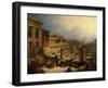 The Departure of the Israelites, 1829, by David Roberts, 1796-1864, British oil painting,-David Roberts-Framed Art Print