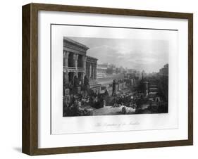 The Departure of the Israelites, 19th Century-R Hinshelwood-Framed Giclee Print