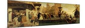 The Departure of the Prodigal Child from Venice, 1863-James Tissot-Mounted Premium Giclee Print