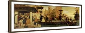 The Departure of the Prodigal Child from Venice, 1863-James Tissot-Framed Giclee Print