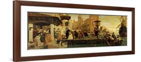 The Departure of the Prodigal Child from Venice, 1863-James Tissot-Framed Giclee Print