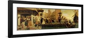 The Departure of the Prodigal Child from Venice, 1863-James Tissot-Framed Giclee Print