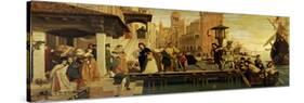 The Departure of the Prodigal Child from Venice, 1863-James Tissot-Stretched Canvas