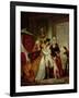 The Departure of the Volunteers-Francois Louis Joseph Watteau-Framed Giclee Print