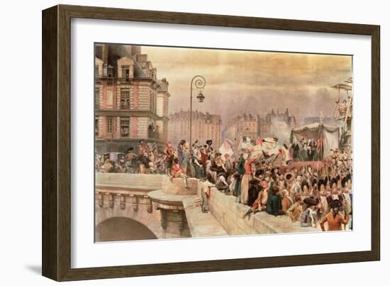 The Departure of the Volunteers-Jean-Baptiste Edouard Detaille-Framed Giclee Print