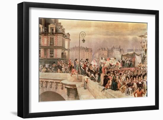 The Departure of the Volunteers-Jean-Baptiste Edouard Detaille-Framed Giclee Print