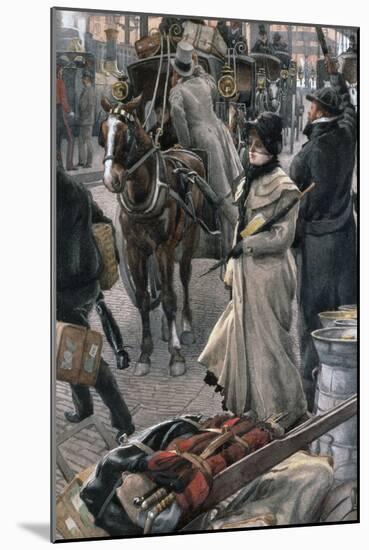 The Departure Platform, Victoria Station-James Jacques Joseph Tissot-Mounted Giclee Print
