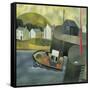 The Departure, PW 173, 1996-Reg Cartwright-Framed Stretched Canvas