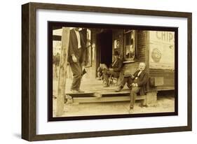 The Dependent Widower-Lewis Wickes Hine-Framed Art Print