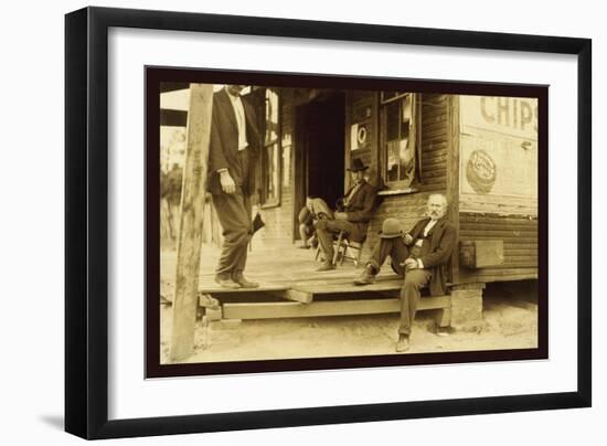 The Dependent Widower-Lewis Wickes Hine-Framed Art Print