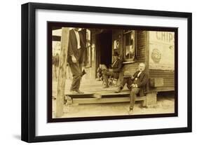 The Dependent Widower-Lewis Wickes Hine-Framed Art Print