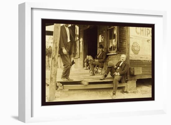 The Dependent Widower-Lewis Wickes Hine-Framed Art Print