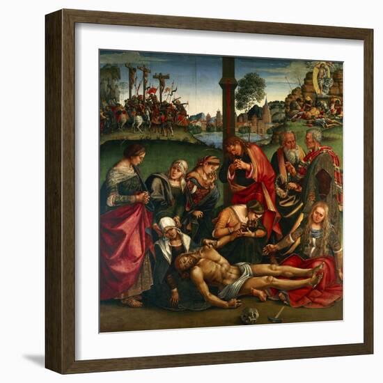 The Deposion or the Lamentation over the Dead Christ, 1502-Luca Signorelli-Framed Giclee Print