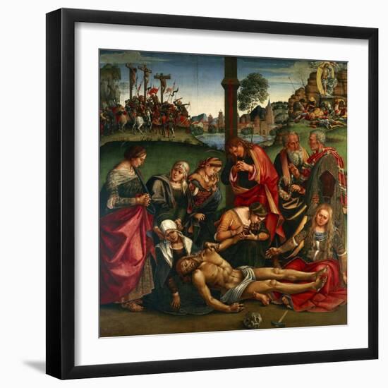 The Deposion or the Lamentation over the Dead Christ, 1502-Luca Signorelli-Framed Giclee Print