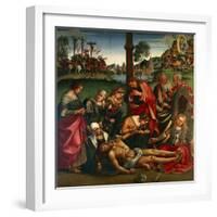 The Deposion or the Lamentation over the Dead Christ, 1502-Luca Signorelli-Framed Giclee Print