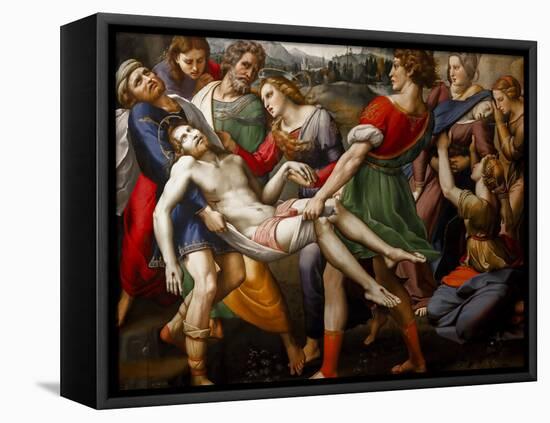 The Deposition 1507 by Raphael-Raphael-Framed Stretched Canvas