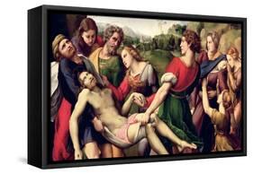 The Deposition, 1507-Raphael-Framed Stretched Canvas