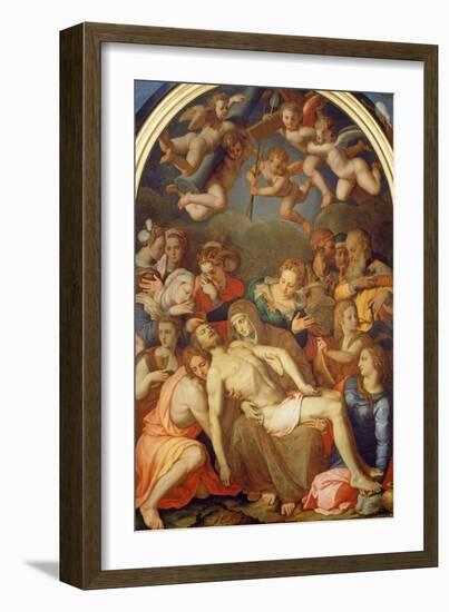 The Deposition, 1555-Agnolo Bronzino-Framed Giclee Print
