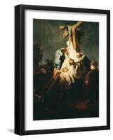 The Deposition, 1632-33-Rembrandt van Rijn-Framed Giclee Print