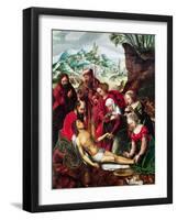 The Deposition, 16th Century-Bernard van Orley-Framed Giclee Print