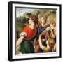 The Deposition (Detail), 1507 (Oil on Panel)-Raphael (1483-1520)-Framed Giclee Print