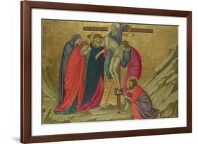 The Deposition (From the Basilica of Santa Croce, Florenc), C. 1324-1325-Ugolino Di Nerio-Framed Giclee Print