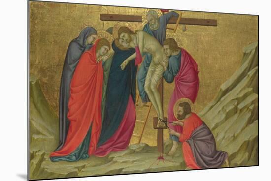 The Deposition (From the Basilica of Santa Croce, Florenc), C. 1324-1325-Ugolino Di Nerio-Mounted Giclee Print