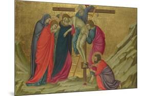 The Deposition (From the Basilica of Santa Croce, Florenc), C. 1324-1325-Ugolino Di Nerio-Mounted Giclee Print