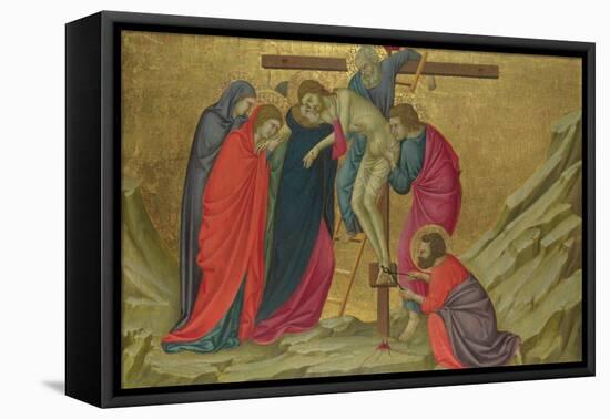 The Deposition (From the Basilica of Santa Croce, Florenc), C. 1324-1325-Ugolino Di Nerio-Framed Stretched Canvas