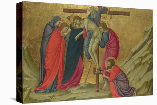 The Deposition (From the Basilica of Santa Croce, Florenc), C. 1324-1325-Ugolino Di Nerio-Stretched Canvas