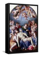 The Deposition from the Cross, 1443-1445-Agnolo Bronzino-Framed Stretched Canvas