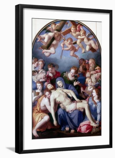 The Deposition from the Cross, 1443-1445-Agnolo Bronzino-Framed Giclee Print