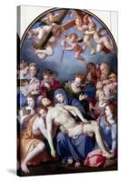 The Deposition from the Cross, 1443-1445-Agnolo Bronzino-Stretched Canvas