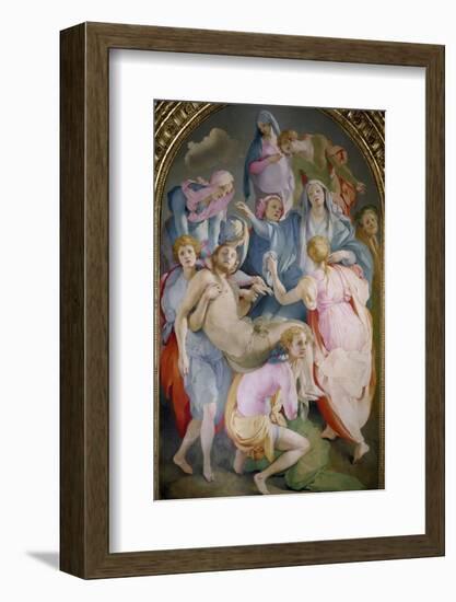 The Deposition of Christ by Jacopo Pontormo-null-Framed Photographic Print