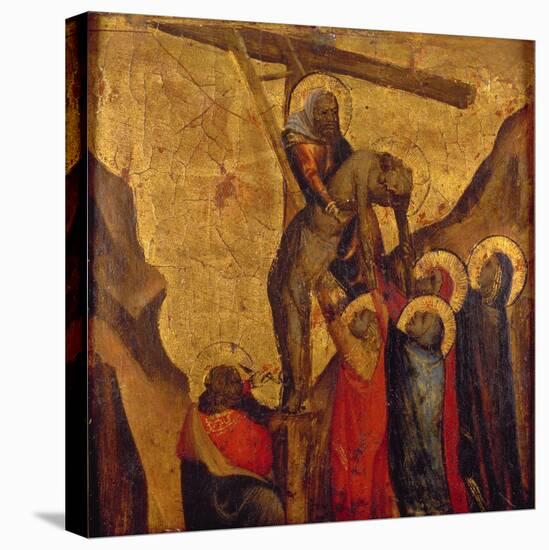 The Deposition of Christ from the Cross (Panel)-Arcangelo di Cola da Camerino-Stretched Canvas