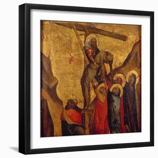 The Deposition of Christ from the Cross (Panel)-Arcangelo di Cola da Camerino-Framed Giclee Print