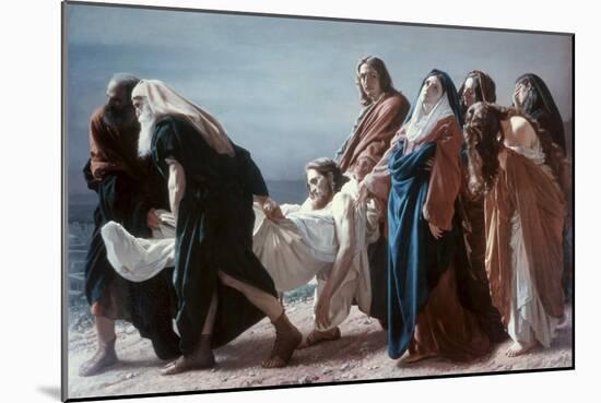 The Deposition of Christ-Antonio Ciseri-Mounted Giclee Print