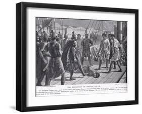 The Deposition of Phocas 610 AD-A.C. Weatherstone-Framed Giclee Print