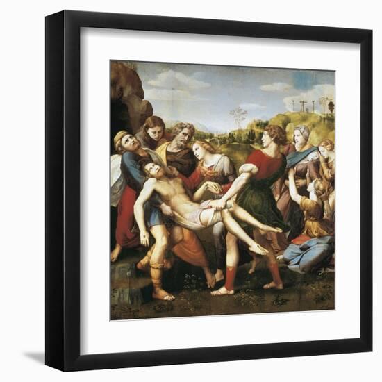 The Deposition-Raphael-Framed Art Print