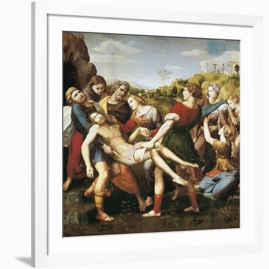 The Deposition-Raphael-Framed Art Print