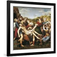 The Deposition-Raphael-Framed Art Print