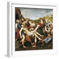 The Deposition-Raphael-Framed Art Print