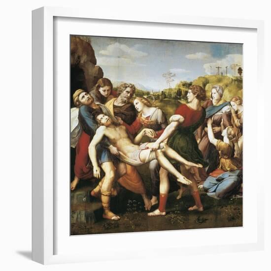 The Deposition-Raphael-Framed Art Print