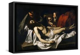 The Deposition-Jusepe de Ribera-Framed Stretched Canvas