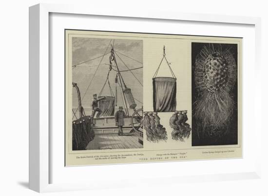 The Depths of the Sea-null-Framed Giclee Print